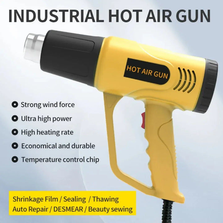 Heat Gun 1600W Handheld Industrial Grade Two Temperature